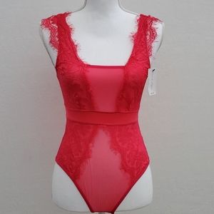 French Affair Raspberry Bodysuit